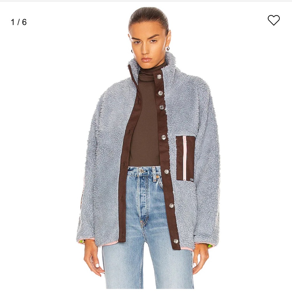 Sandy Liang Tooth Fleece Jacket